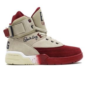 Mens Ewing Athletics Cream Red Navy Blue Suede 33 Hi Basketball Sneakers Shoes 5
